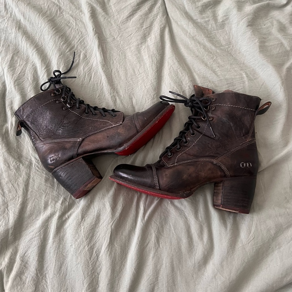 Bed Stu Gracie handmade leather combat boots